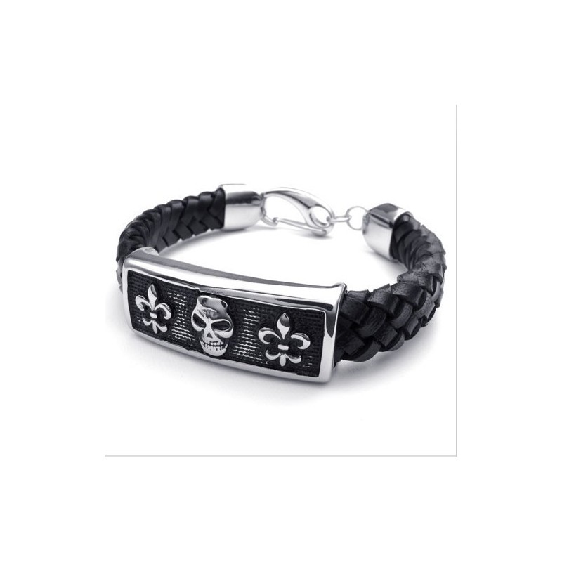 Attractive Design Delicate Colors Excellent Quality Titaniu Leather Bracelet Attractive Design Delicate Colors Excellent Quality Titaniu Leather Bracelet