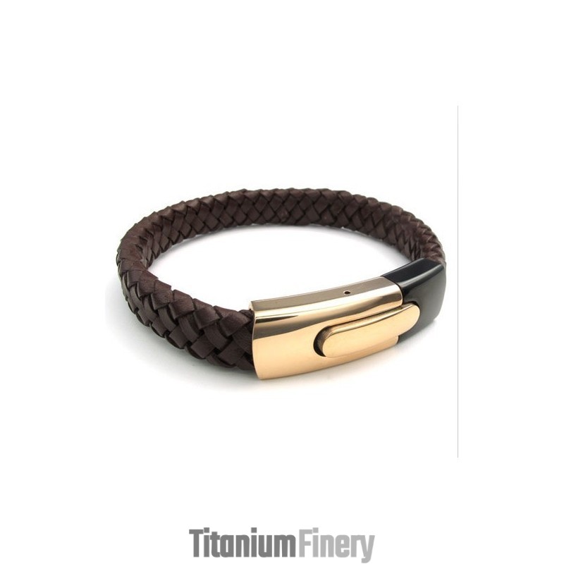 Deft Design Delicate Colors Stable Quality Titanium Bracelet