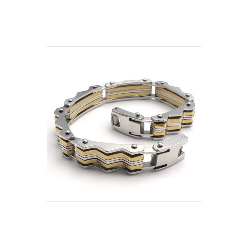 Deft Design Color Brilliancy Excellent Quality Titanium Bracelet