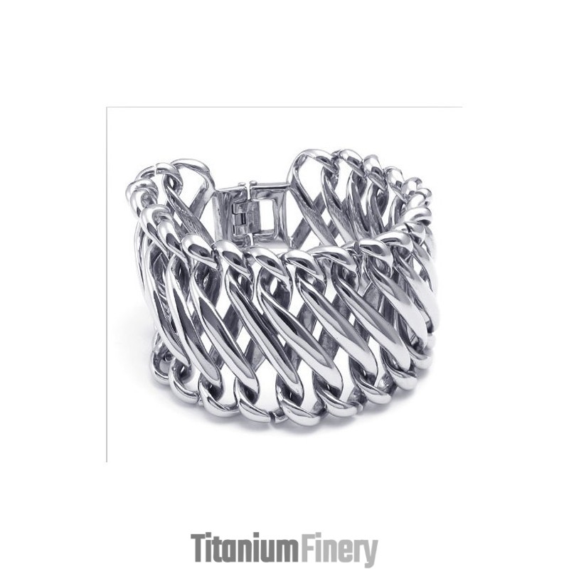 Elegant Shape Color Brilliancy Reliable Quality Titanium Bracelet