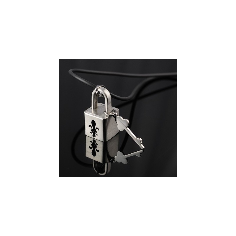 Fashion Lock Titanium Necklace Pendant Fashion Lock Titanium Necklace Pendant