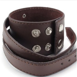 Skillful Manufacture Delicate Colors Reliable Quality Titanium Leather Bangle