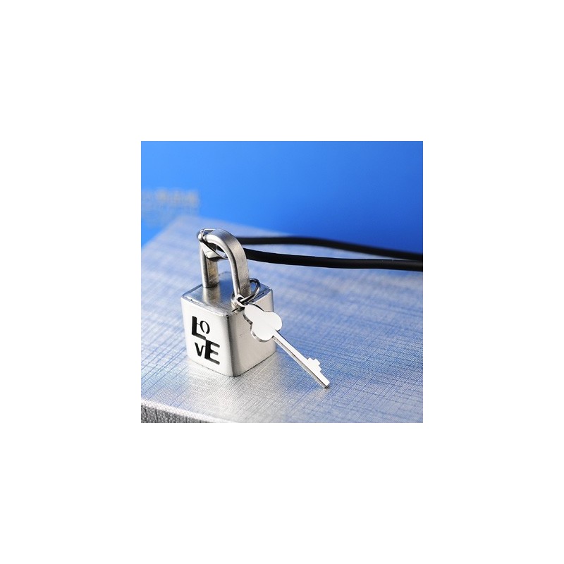 Fashion Love Titanium Lock Necklace Pendant Fashion Love Titanium Lock Necklace Pendant