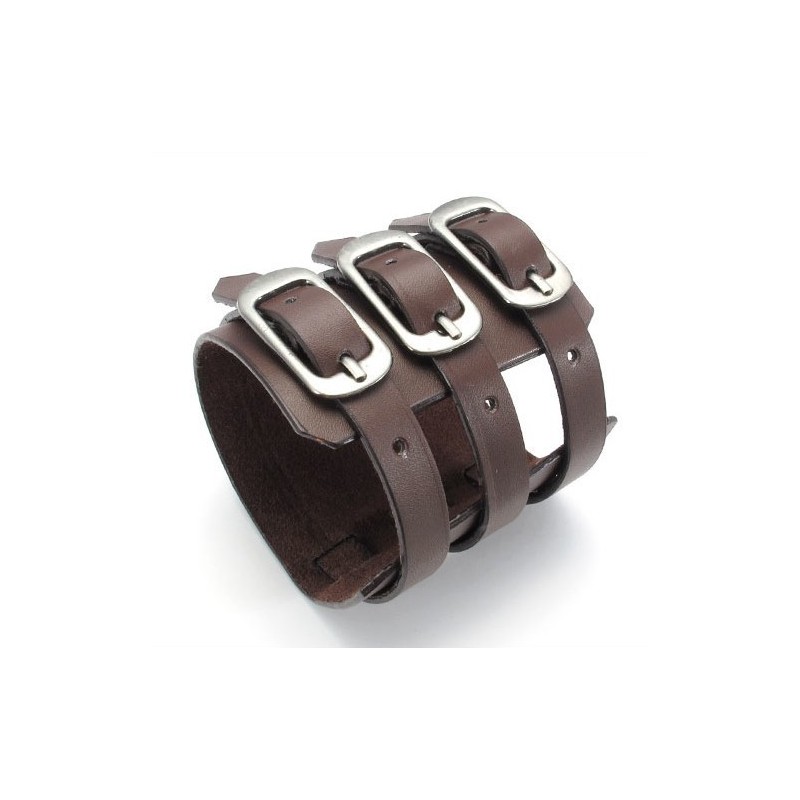 Skillful Manufacture Delicate Colors Reliable Quality Titanium Leather Bangle