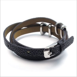 Attractive Design Delicate Colors Excellent Quality Titanium Pu Bracelet