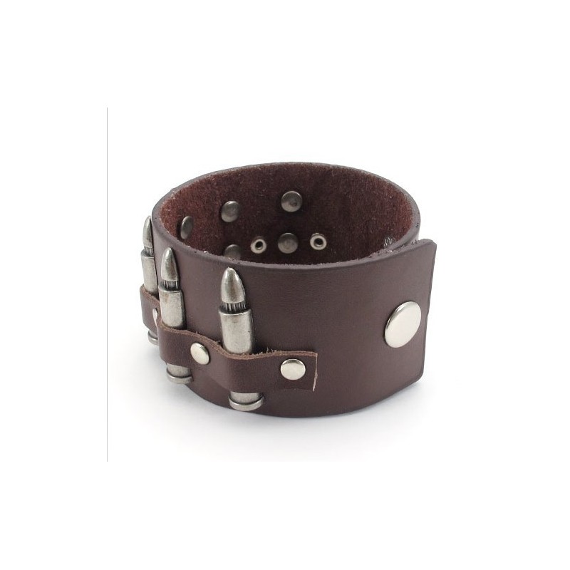 Skillful Manufacture Delicate Colors Reliable Quality Titanium Leather Bangle