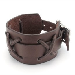 Skillful Manufacture Delicate Colors Reliable Quality Titanium Leather Bangle