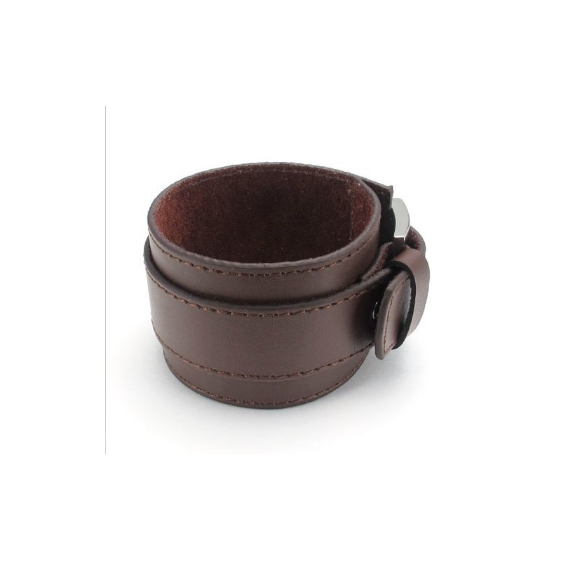 Skillful Manufacture Delicate Colors Reliable Quality Titanium Leather Bangle