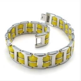 Skillful Manufacture Color Brilliancy Reliable Quality Titanium Bracelet