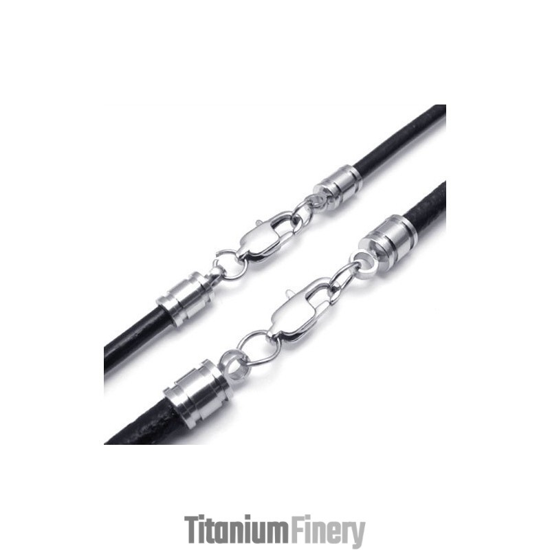Deft Design Delicate Colors Excellent Quality Titanium Leather Necklace Deft Design Delicate Colors Excellent Quality Titanium Leather Necklace