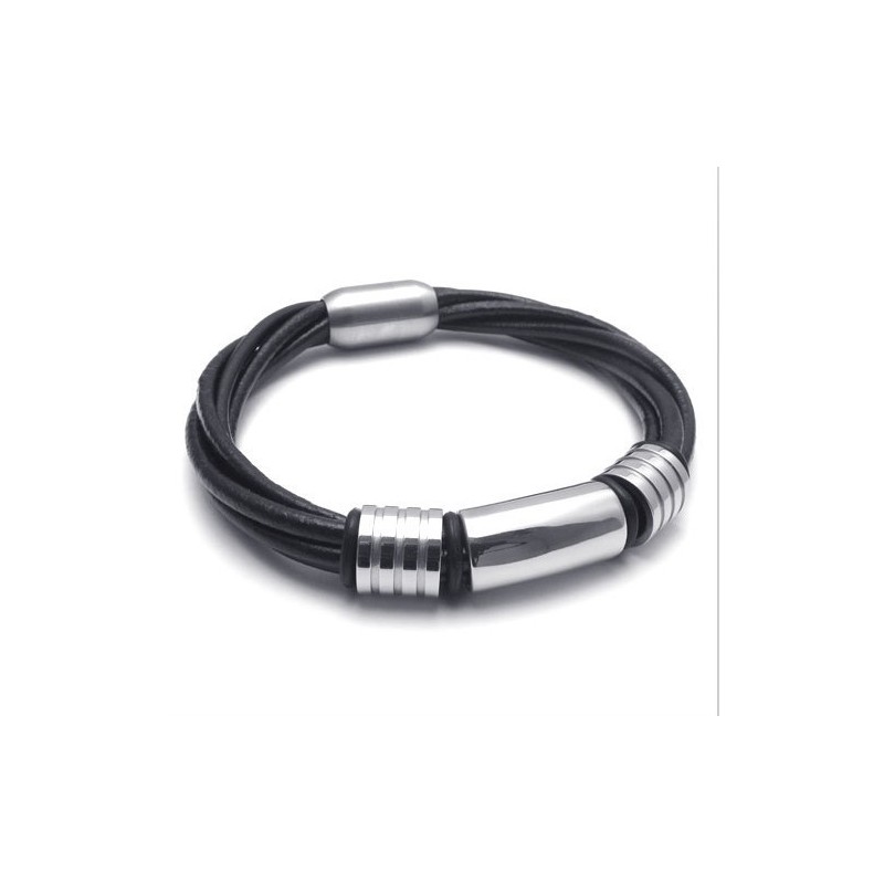 Skillful Manufacture Delicate Colors Reliable Quality Titanium Leather Bracelet Skillful Manufacture Delicate Colors Reliable Quality Titanium Leather Bracelet
