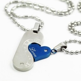 Be My Sweet Love Sweetheart Lovers Titanium Necklace Pendant