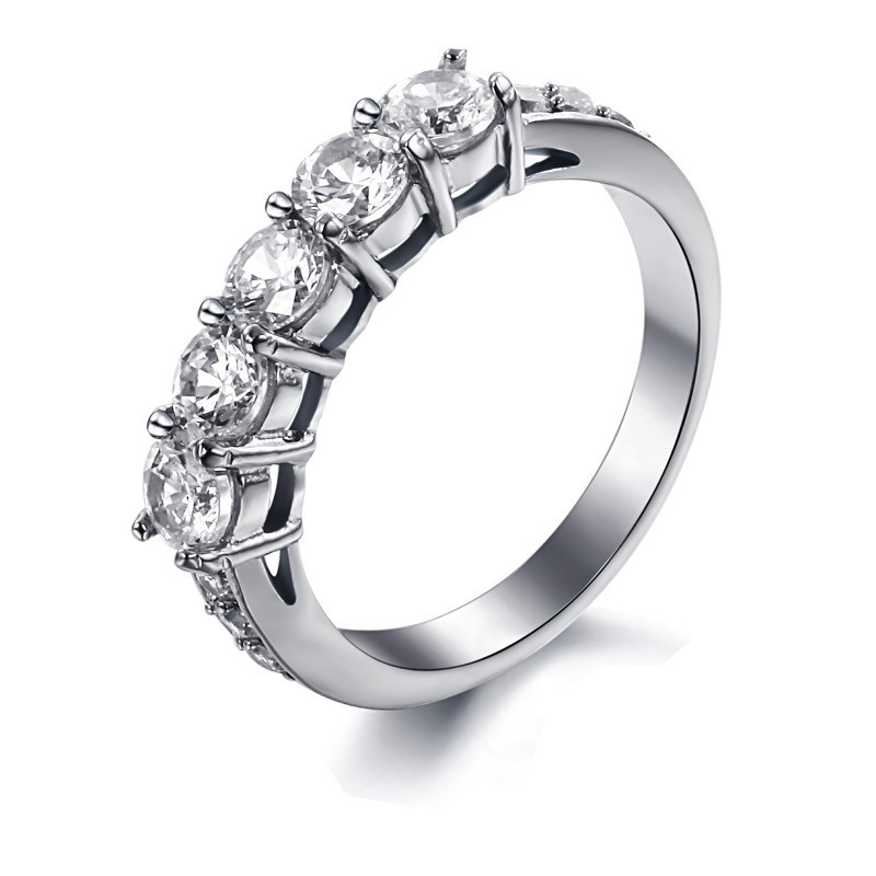 Dependable Performance Female Titanium Ring With Rhinestone Dependable Performance Female Titanium Ring With Rhinestone
