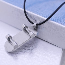 Fashion Gift Snowboard Bible Titanium Necklace Pendant