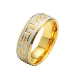 Quality And Quantity Assured Male Titanium Ring
