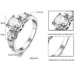 To Win Warm Praise From Customers Female Titanium Ring