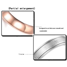 Reliable Quality Female Black Titanium Ring