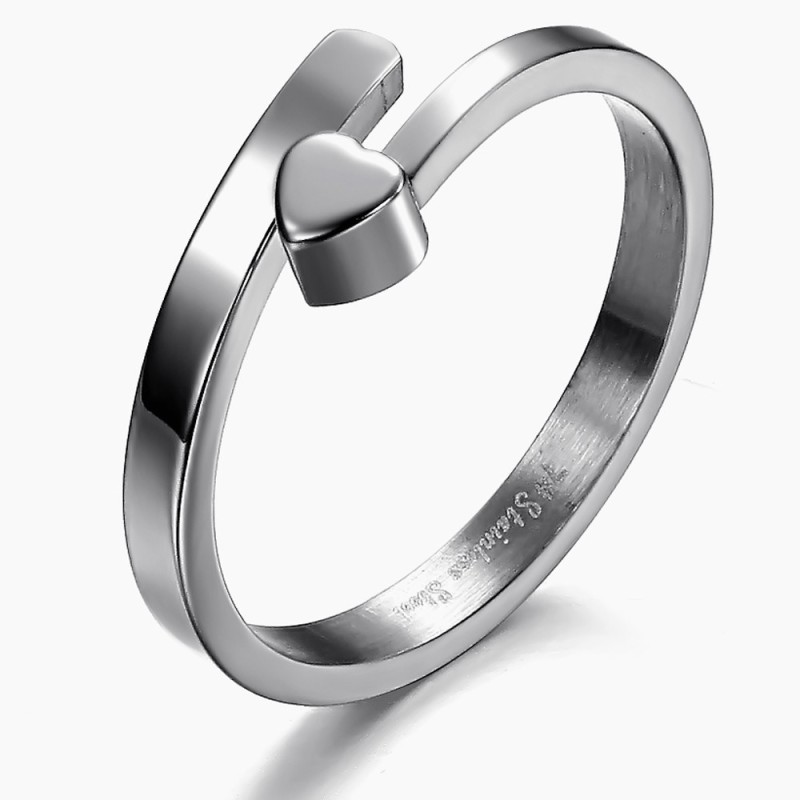 The King Of Quantity Female Sweetheart Titanium Ring The King Of Quantity Female Sweetheart Titanium Ring