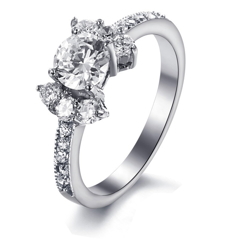 Wide Varieties Female Heart And Arrow Cut Titanium Ring With Rhinestone Wide Varieties Female Heart And Arrow Cut Titanium Ring With Rhinestone
