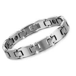 Easy To Use Male Magnetic Health Titanium Bracelet