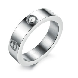 The Queen Of Quality Screw Titanium Ring