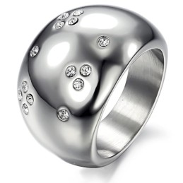The Queen Of Quality Exaggerate Titanium Ring