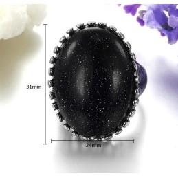 Complete In Specifications Exaggerate Quartzite Titanium Ring
