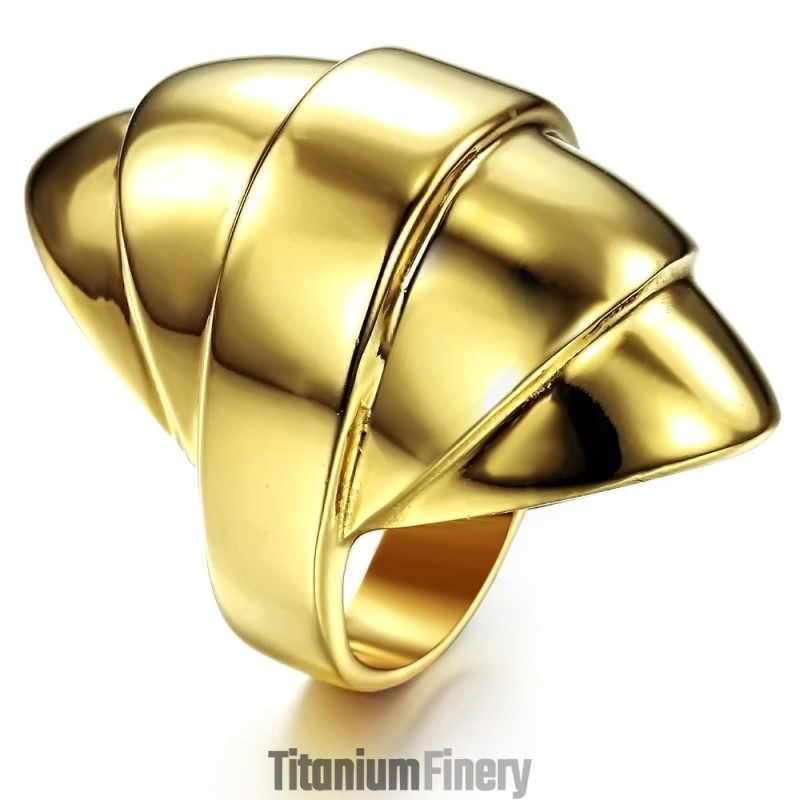 High Quality Exaggerate Titanium Ring High Quality Exaggerate Titanium Ring
