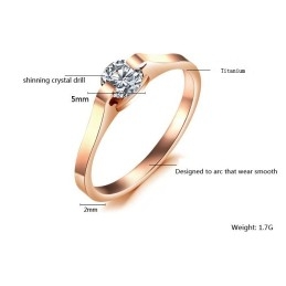 Stable Quality Female Titanium Ring