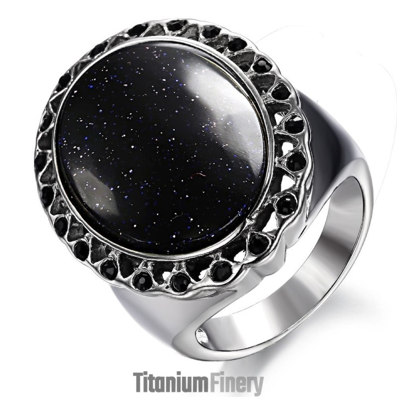 Complete In Specifications Exaggerate Quartzitetitanium Ring