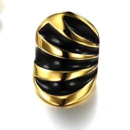 Selling Well All Over The World Exaggerate Titanium Ring