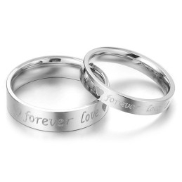 Excellent Quality Classic Titanium Ring For Lovers