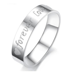 Excellent Quality Classic Titanium Ring For Lovers
