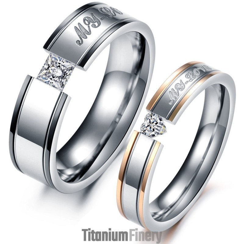 Well-Known For Its Fine Quality Titanium Ring For Lovers Well-Known For Its Fine Quality Titanium Ring For Lovers
