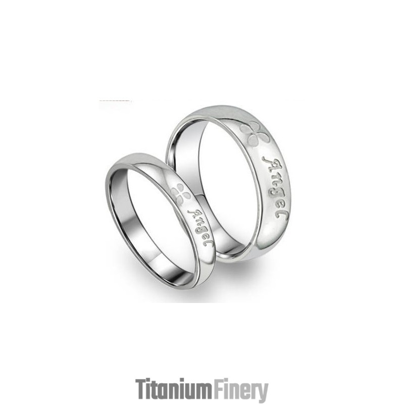 Superior Quality Clover Shape Titanium Ring For Lovers Superior Quality Clover Shape Titanium Ring For Lovers
