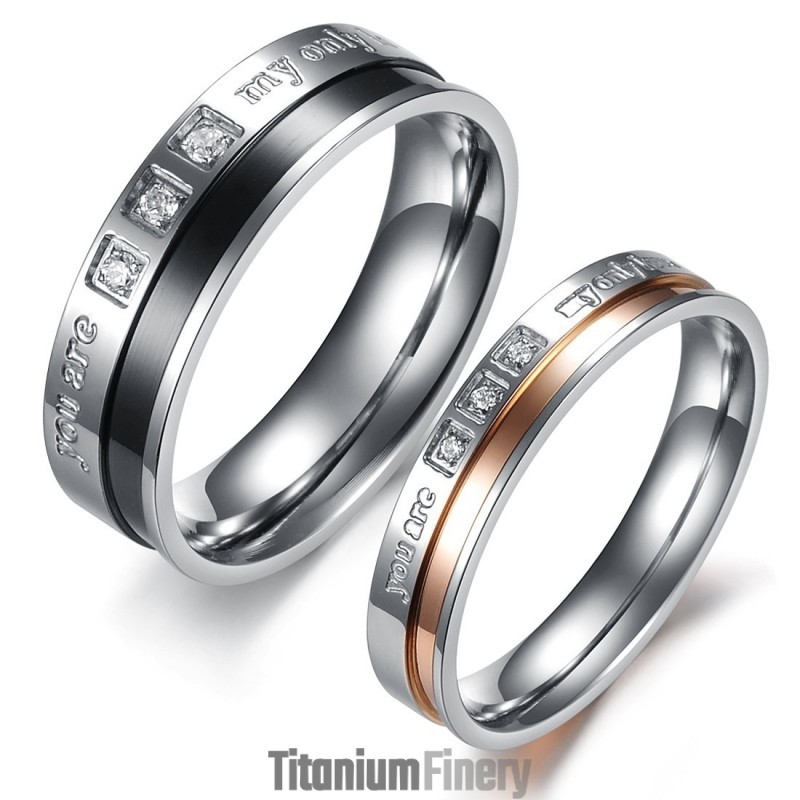 Reliable Quality Titanium Ring For Lovers