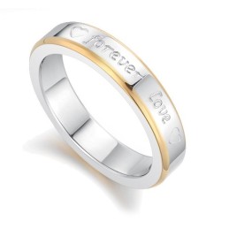 Quality And Quantity Assured Fashion Titanium Ring For Lovers