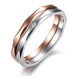 The King Of Quantity Exquisite Titanium Ring For Lovers
