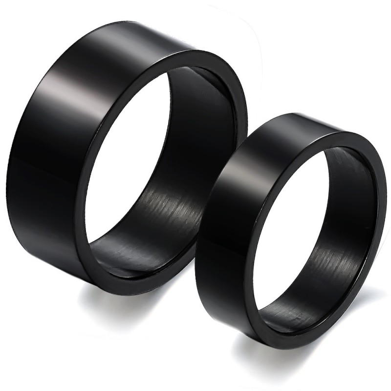 To Win Warm Praise From Customers Black Titanium Ring For Lovers To Win Warm Praise From Customers Black Titanium Ring For Lovers