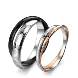 Wide Varieties Personality Titanium Ring For Lovers