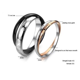 Wide Varieties Personality Titanium Ring For Lovers