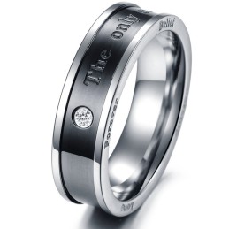 Quality And Quantity Assured Titanium Ring For Lovers