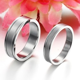 Stable Quality Simple Titanium Ring For Lovers