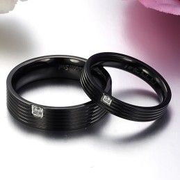To Have A Long Story Simple Titanium Ring For Lovers