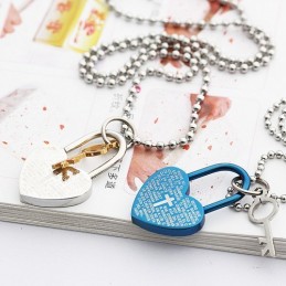 Fashion Bible Love Lock And Key Sweetheart Titanium Necklaces Pendants
