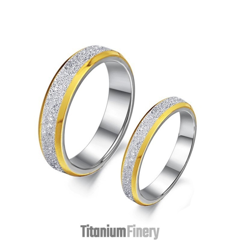 Excellent Quality Scrub Titanium Ring For Lovers Excellent Quality Scrub Titanium Ring For Lovers