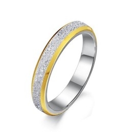 Excellent Quality Scrub Titanium Ring For Lovers