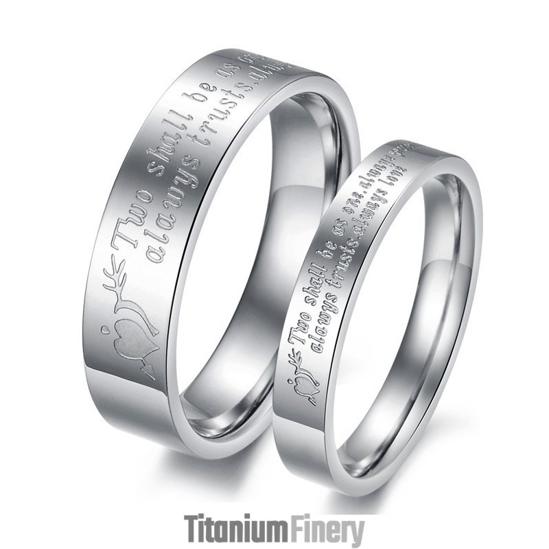 Reliable Quality Titanium Ring For Lovers Reliable Quality Titanium Ring For Lovers