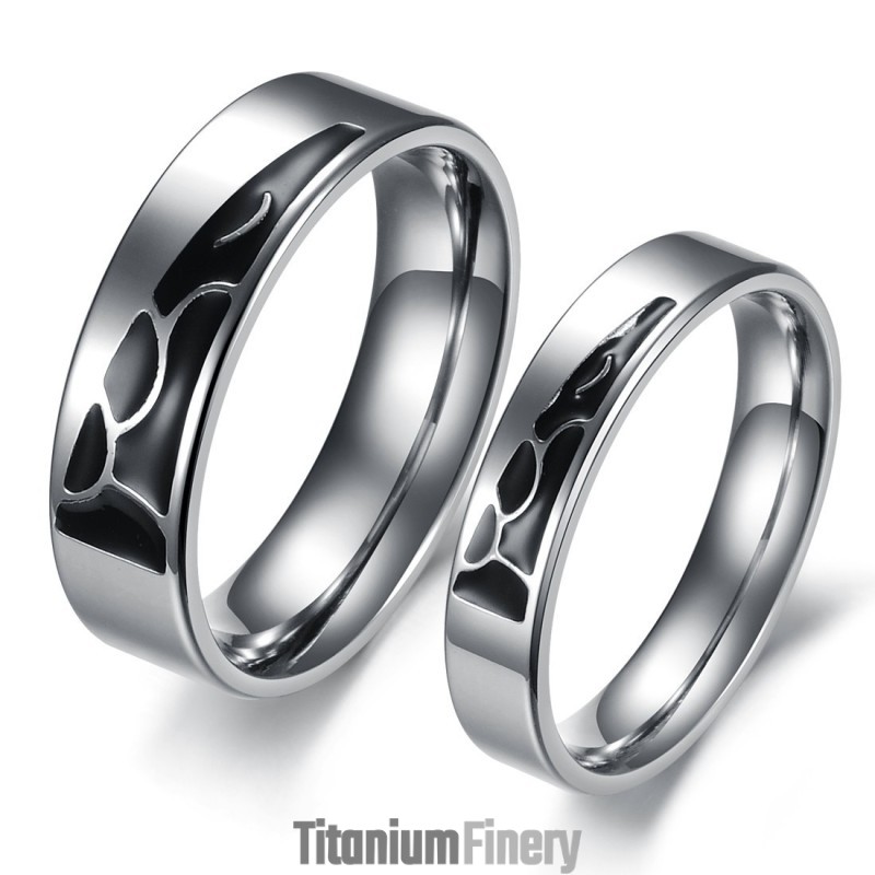 Stable Quality Titanium Ring For Lovers