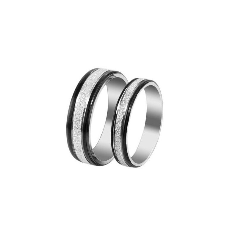 Stable Quality Scrub Titanium Ring For Lovers Stable Quality Scrub Titanium Ring For Lovers